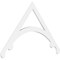 Ekena Millwork Pitch Legacy Architectural Grade PVC Gable Pediment, 48"W x 28"H x 1"P (14/12) GPP048X028X100LEG - alternate 1